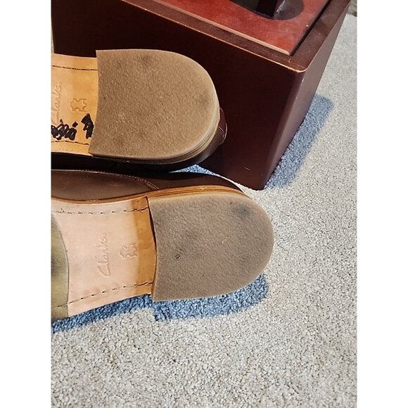 Clarks Men Clarkdale Moon - Smart Dark Brown Leather Casual US SZ. 11.5 M main image 4